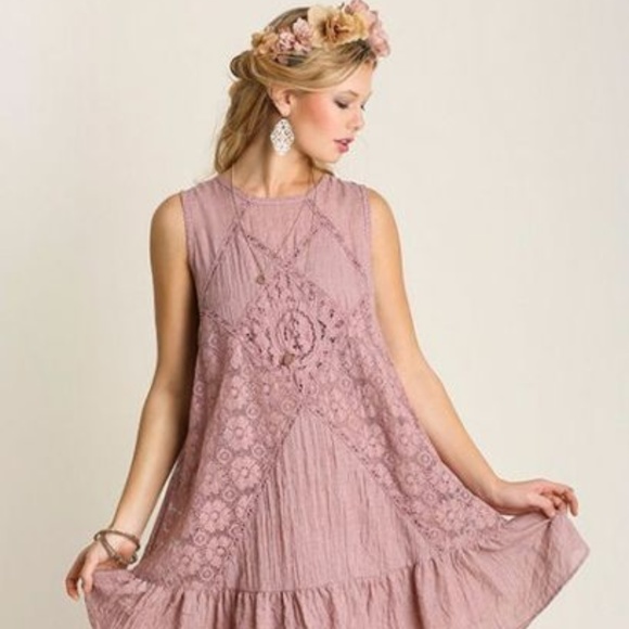 Shop Dakota Viola Umgee Dresses & Skirts - Large Rose Quartz Dress Shift Sheath